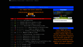 What Nbatv.me website looked like in 2020 (3 years ago)
