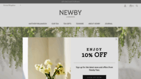 What Newbyteas.com website looked like in 2020 (3 years ago)
