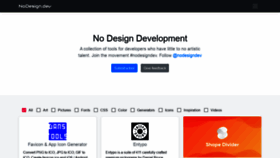 What Nodesign.dev website looked like in 2020 (3 years ago)
