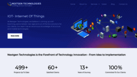 What Nextgentechinc.com website looked like in 2020 (3 years ago)