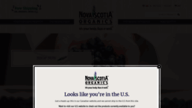 What Novascotiaorganics.ca website looked like in 2020 (3 years ago)