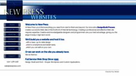 What Newpress.com website looked like in 2020 (3 years ago)
