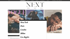 What Nextmodels.com website looked like in 2020 (3 years ago)