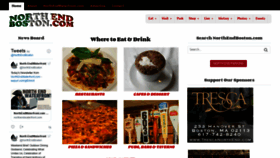 What Northendboston.com website looked like in 2020 (3 years ago)