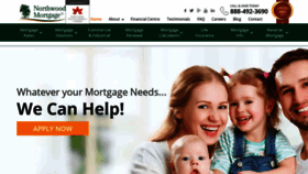 What Northwoodmortgage.com website looked like in 2020 (3 years ago)