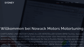 What Nowack-motors.de website looked like in 2020 (3 years ago)