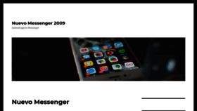 What Nuevomessenger2009.com website looked like in 2020 (3 years ago)