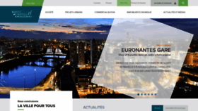 What Nantes-amenagement.fr website looked like in 2020 (3 years ago)