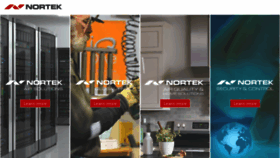 What Nortek.com website looked like in 2020 (3 years ago)