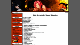 What Narutovostfr.com website looked like in 2020 (3 years ago)