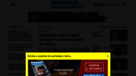 What Niedziela.pl website looked like in 2020 (3 years ago)