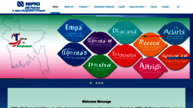 What Niprojmipharma.com website looked like in 2020 (3 years ago)