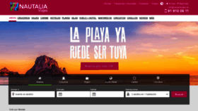 What Nautaliaviajes.com website looked like in 2020 (3 years ago)