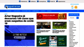 What Nogueirense.com.br website looked like in 2020 (3 years ago)
