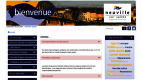 What Neuvillesursaone.fr website looked like in 2020 (3 years ago)
