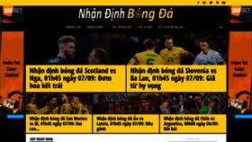 What Nhandinhbongda.com website looked like in 2020 (3 years ago)