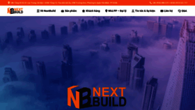 What Nextbuild.com.vn website looked like in 2020 (3 years ago)
