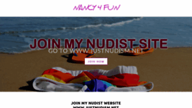 What Nancy4fun.com website looked like in 2020 (3 years ago)