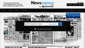 What Newscomwc.newspapers.com website looked like in 2020 (3 years ago)