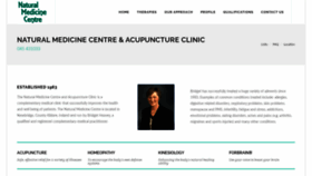 What Naturalmedicinecentre.ie website looked like in 2020 (3 years ago)