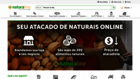 What Naturaline.com.br website looked like in 2020 (3 years ago)