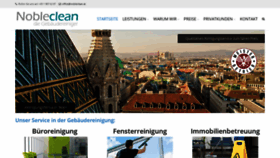 What Nobleclean.at website looked like in 2020 (3 years ago)