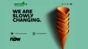 What Naturalicecreams.in website looked like in 2020 (3 years ago)