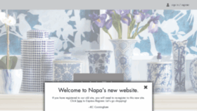 What Napahomeandgarden.com website looked like in 2020 (3 years ago)