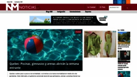 What Noticiasmontreal.com website looked like in 2020 (3 years ago)