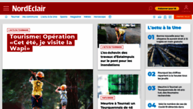 What Nordeclair.be website looked like in 2020 (5 years ago)