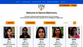 What Nanmamatrimony.com website looked like in 2020 (3 years ago)