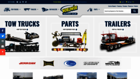 What Newtowtrucks.com website looked like in 2020 (3 years ago)