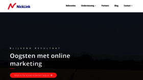 What Nicklink.nl website looked like in 2020 (3 years ago)