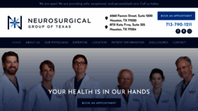 What Neurosurgery-texas.com website looked like in 2020 (3 years ago)