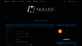 What Nulled.to website looked like in 2020 (3 years ago)