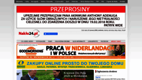 What Naklo24.pl website looked like in 2020 (3 years ago)