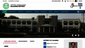 What Nalgonda.nic.in website looked like in 2020 (3 years ago)