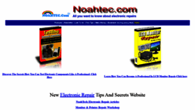 What Noahtec.com website looked like in 2020 (3 years ago)