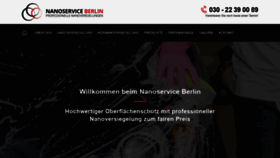 What Nanoservice-berlin.de website looked like in 2020 (3 years ago)