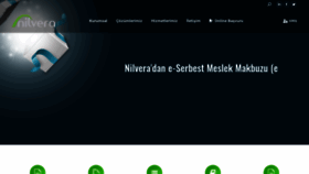 What Nilvera.com website looked like in 2020 (3 years ago)