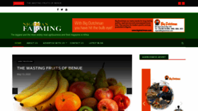 What Nigerianfarming.com website looked like in 2020 (3 years ago)
