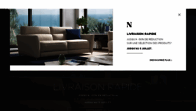 What Natuzzi.fr website looked like in 2020 (3 years ago)