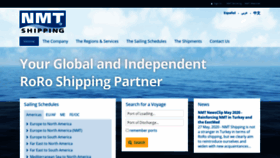 What Nmtshipping.com website looked like in 2020 (3 years ago)