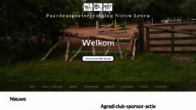 What Nieuw-leven.nl website looked like in 2020 (3 years ago)