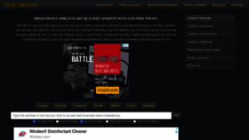 What Ninjaweb.xyz website looked like in 2020 (3 years ago)