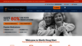 What Northdrugmart.com website looked like in 2020 (3 years ago)