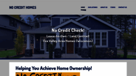 What Nocredithome.com website looked like in 2020 (3 years ago)