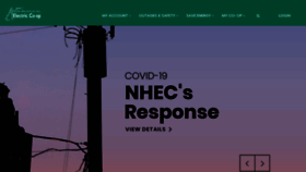 What Nhec.com website looked like in 2020 (3 years ago)