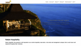 What Natanhospitality.com website looked like in 2020 (3 years ago)