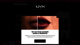 What Nyxcosmetics.ca website looked like in 2020 (3 years ago)